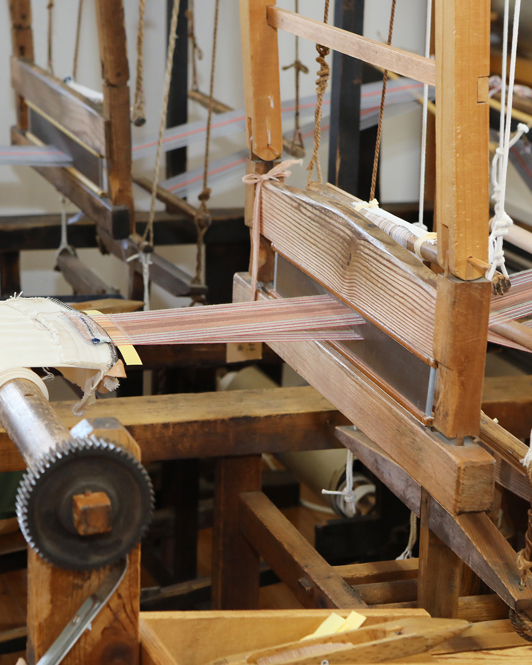 機織り機のディテール